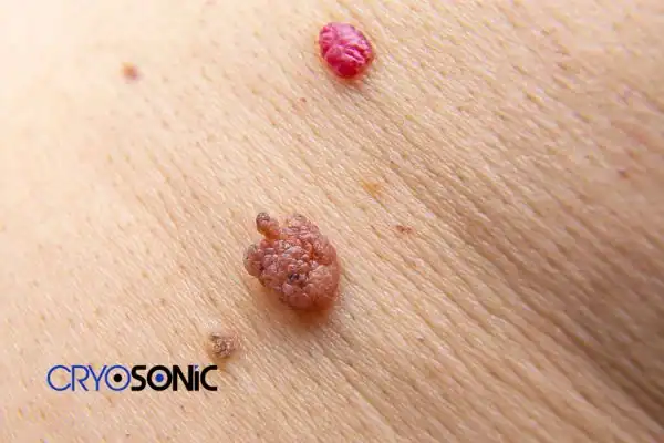 Image of a cherry angioma removal Royal Leamington Spa Royal Leamington Spa